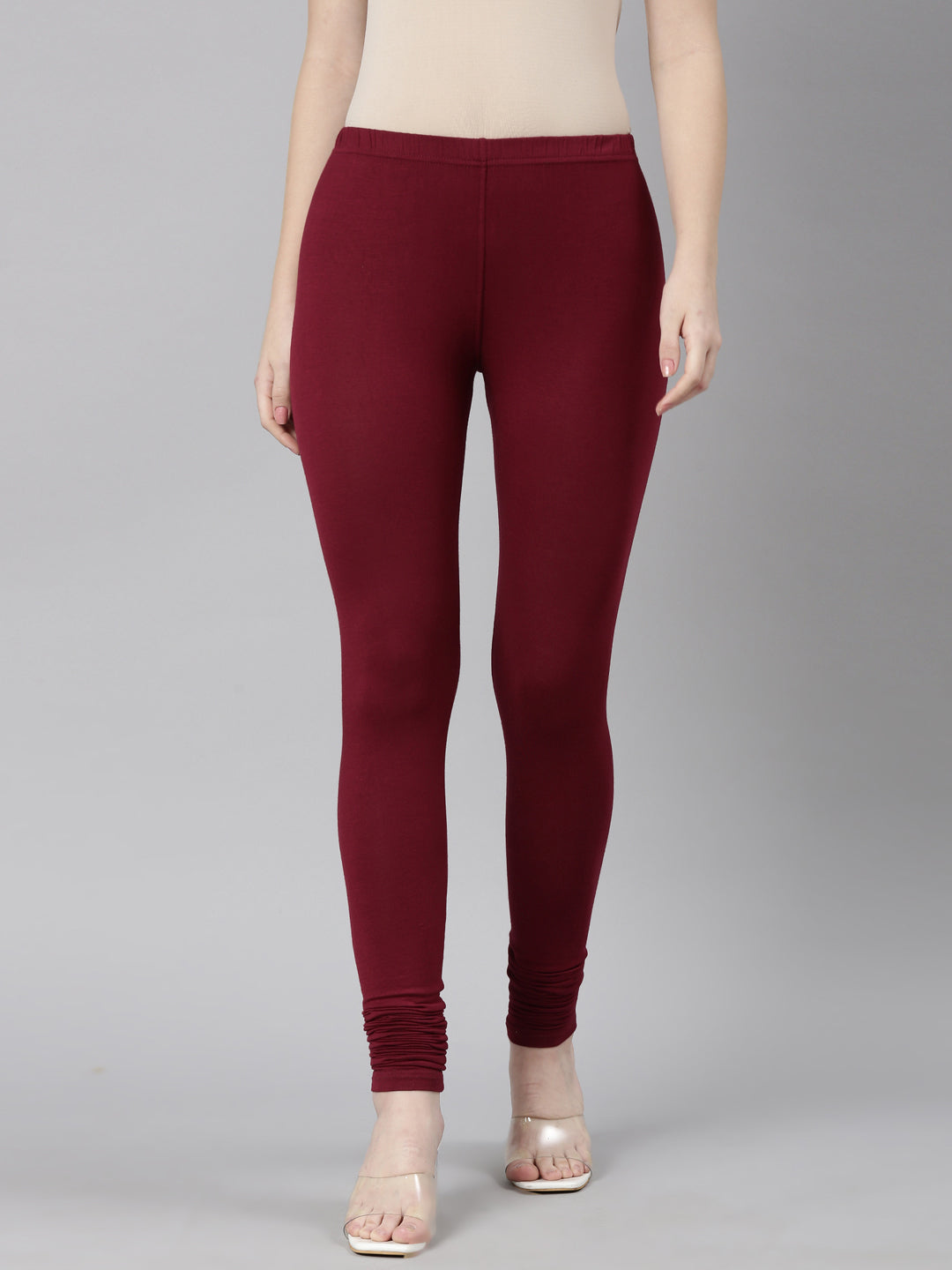 Neeru's Maroon Color Legging