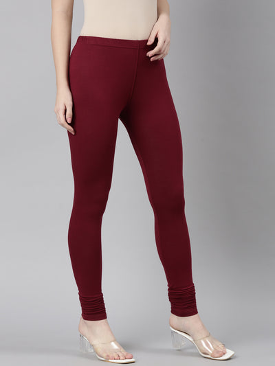 Neeru's Maroon Color Legging