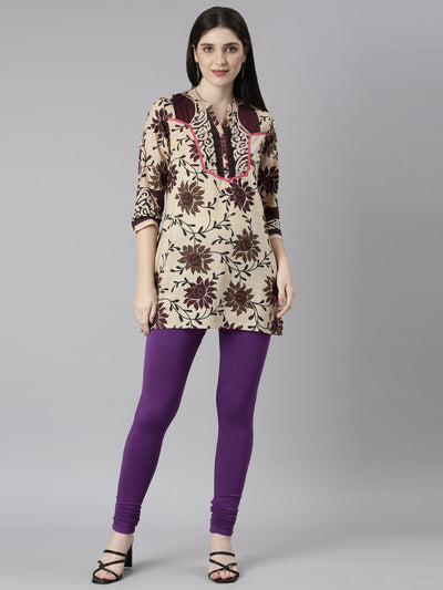 Neeru's Purple Color Legging