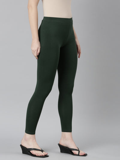 Neeru's Green Color Legging