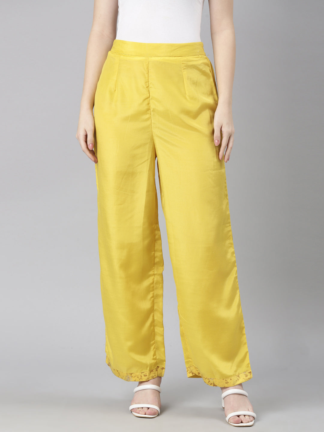 Neeru's Yellow Color Pant