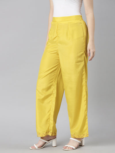 Neeru's Yellow Color Pant