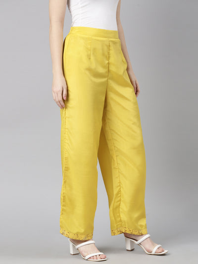 Neeru's Yellow Color Pant