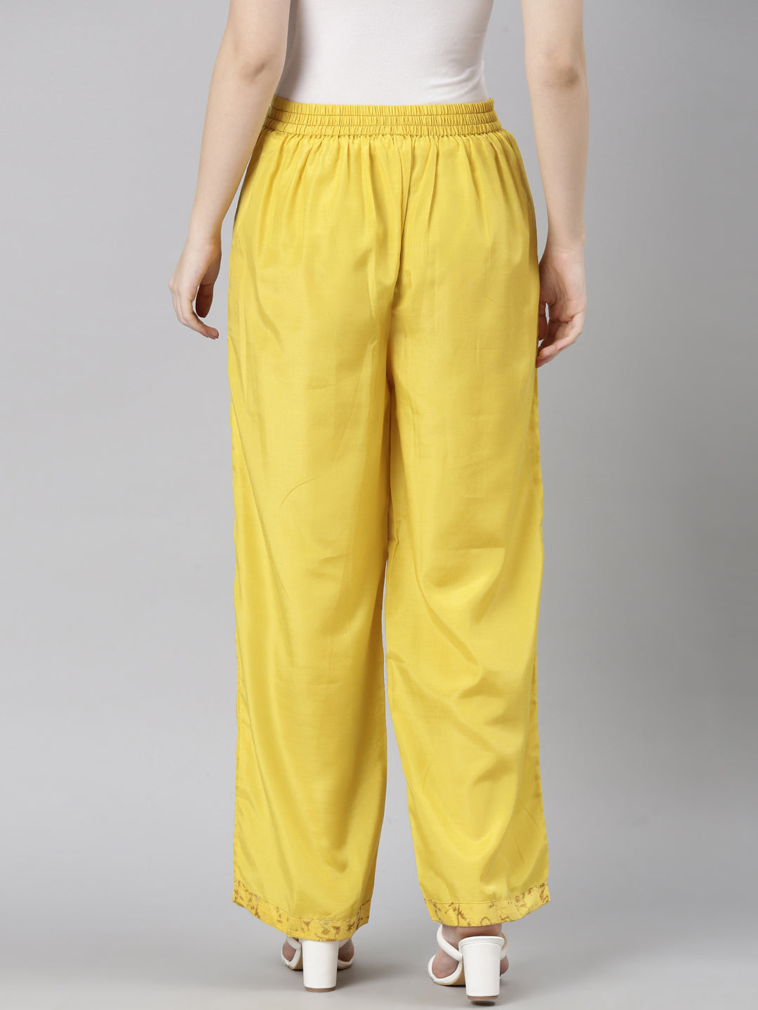 Neeru's Yellow Color Pant