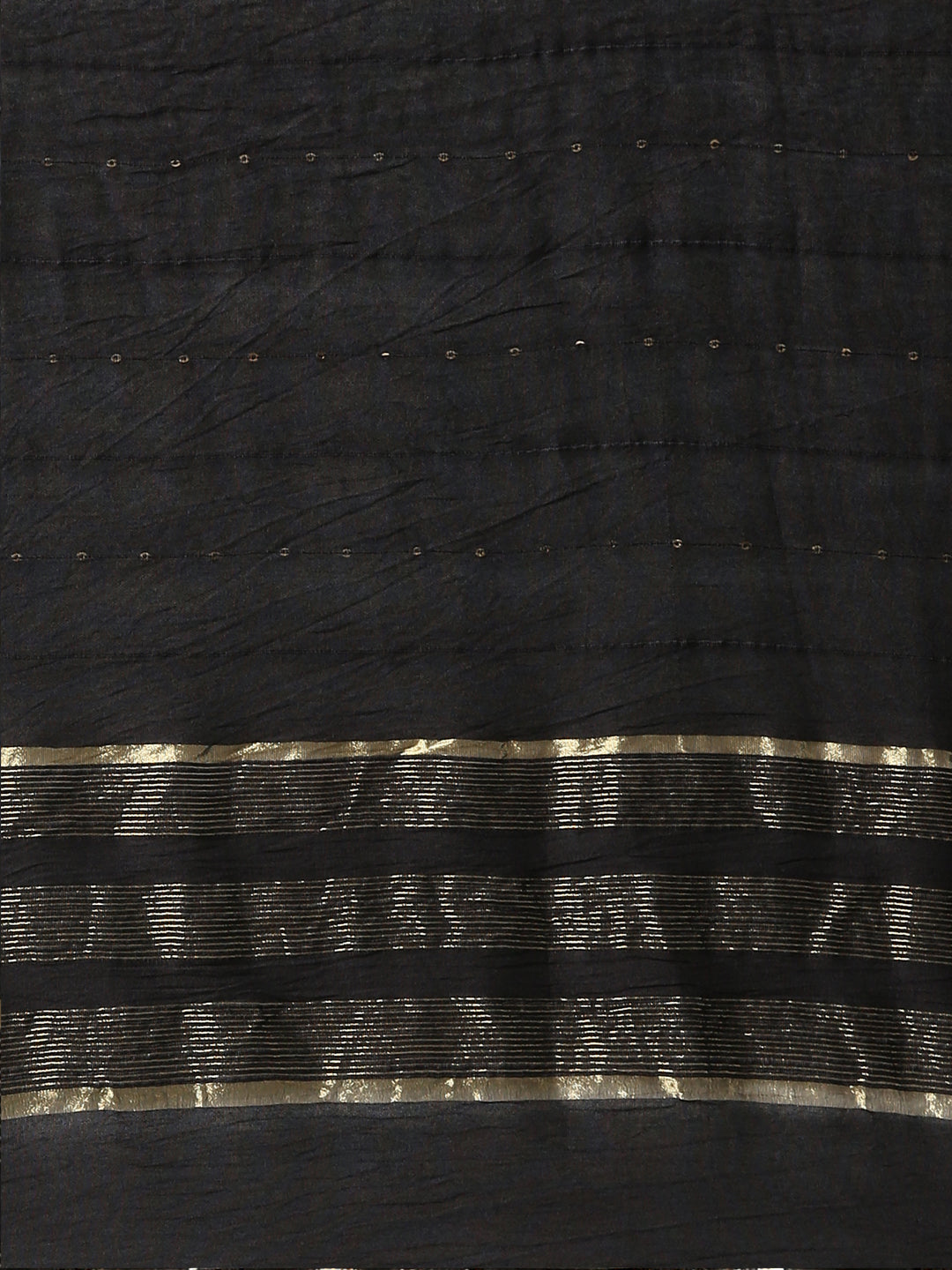 Neeru's Black Regular Straight Printed Readymade Suits