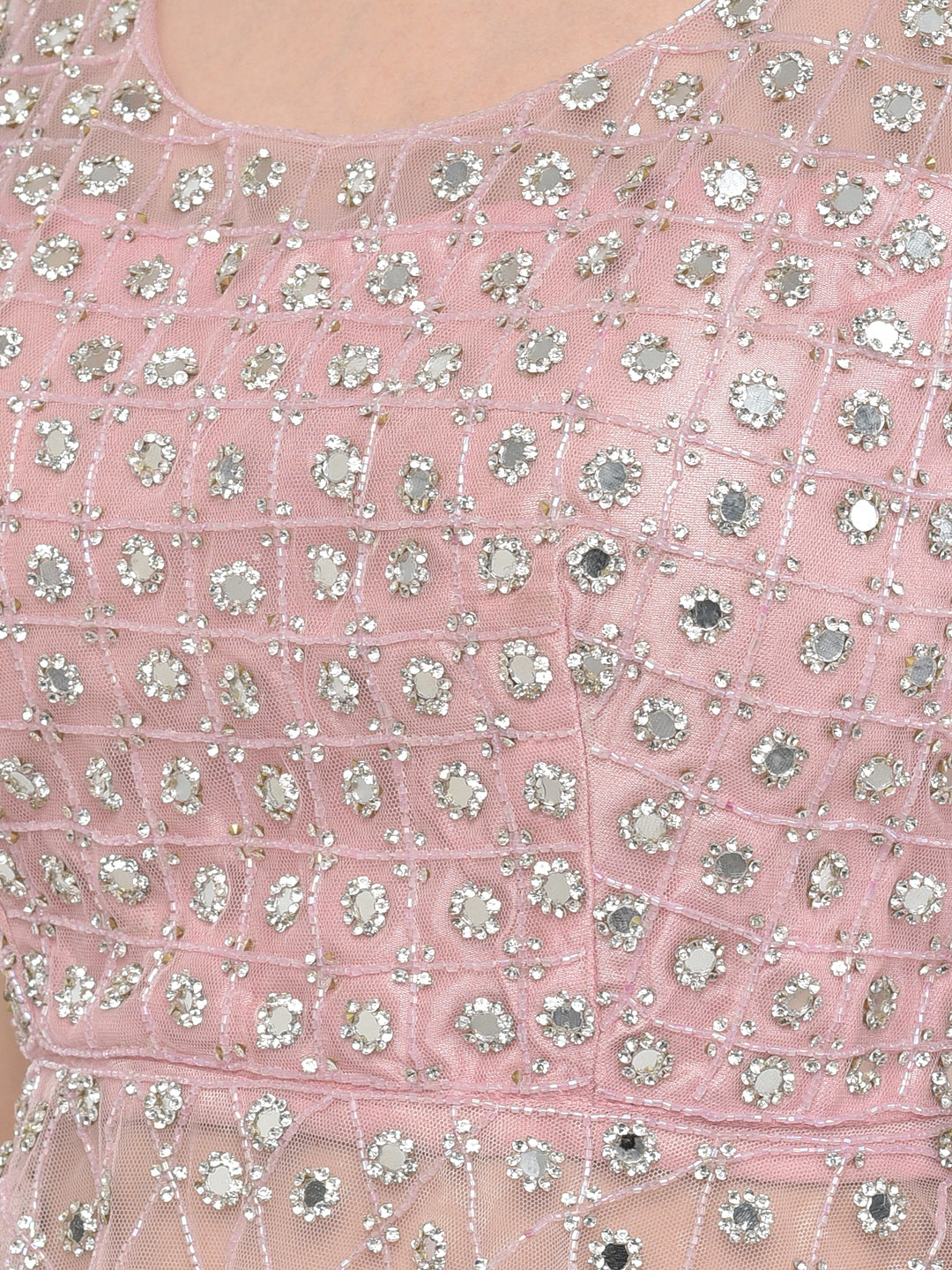 Neeru'S Baby Pink Color Nett Fabric Lehenga Choli