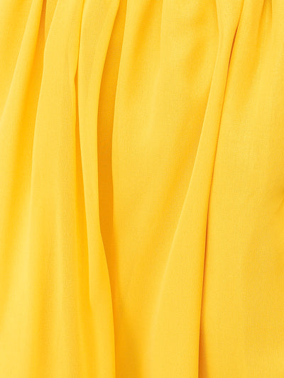 Neeru's'S Yellow Color Georgette Fabric Suit-Plazzo