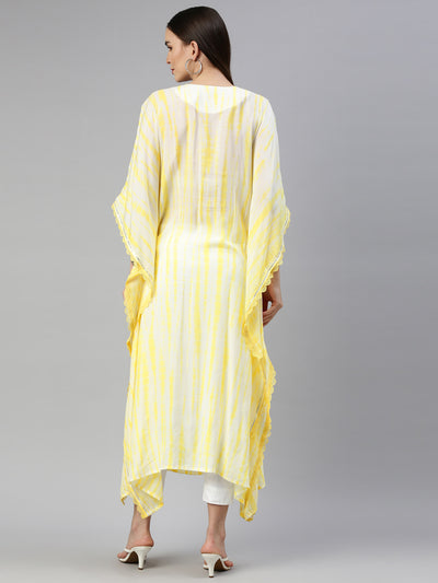 Neeru's Yellow Color Muslin Fabric Kurta